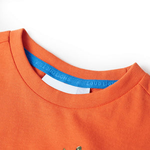 Kinder-T-Shirt Hellorange 104