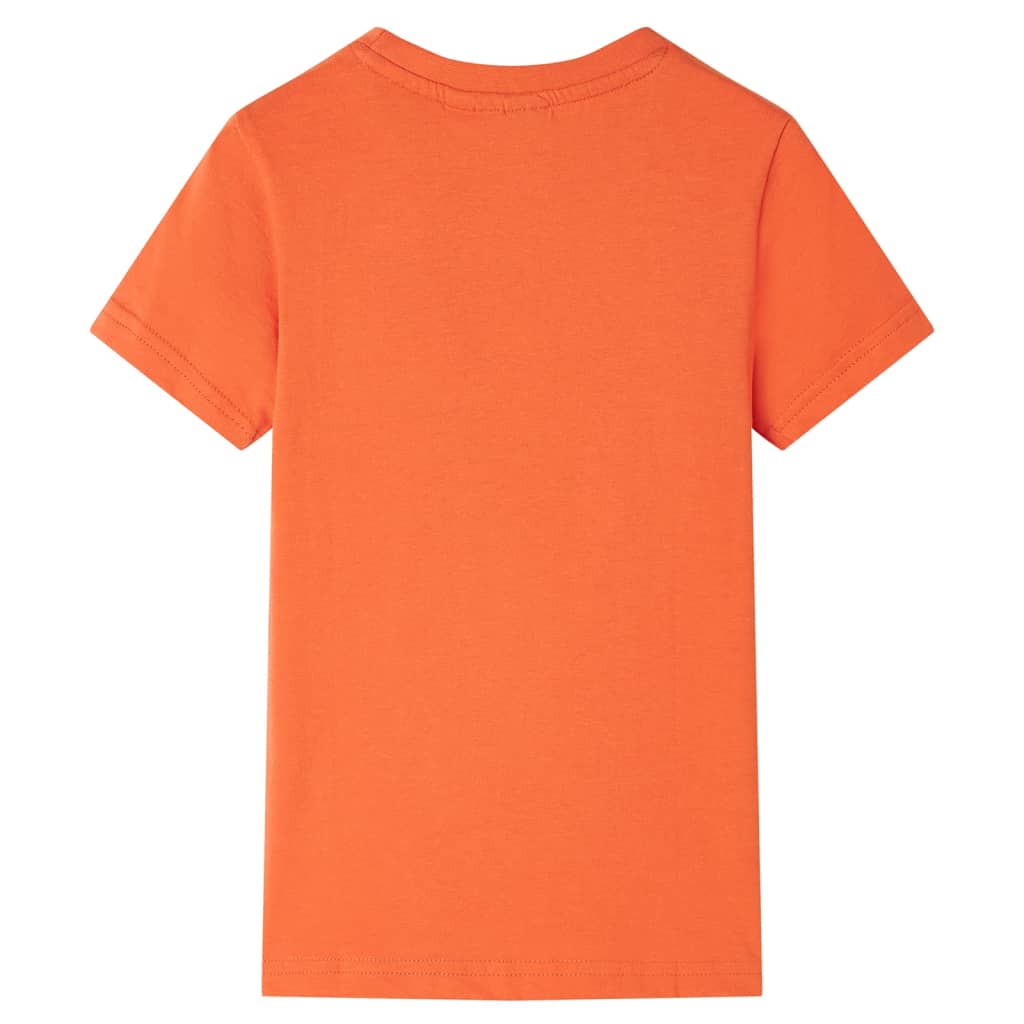 Kinder-T-Shirt Hellorange 128