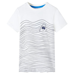 Kinder-T-Shirt Ecru 116