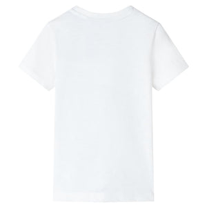 Kinder-T-Shirt Ecru 116