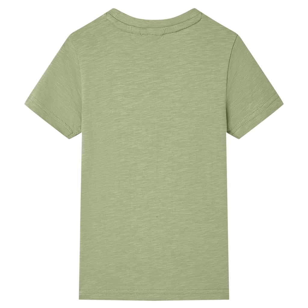 Kinder-T-Shirt Helles Khaki 128