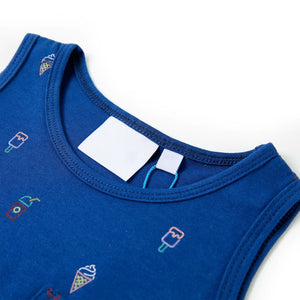 Kinder-Tanktop Dunkelblau 92