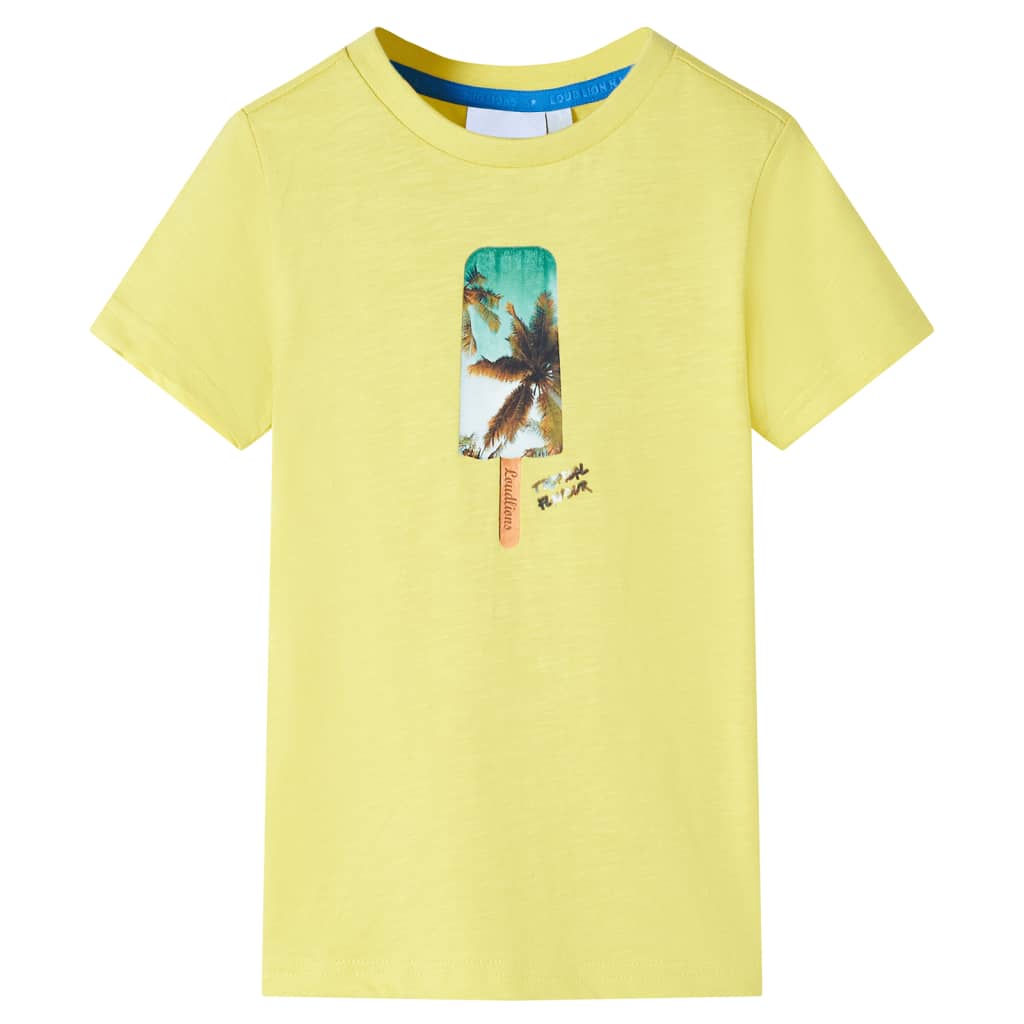 Kinder-T-Shirt Gelb 104