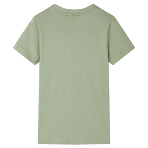 Kinder-T-Shirt Helles Khaki 92