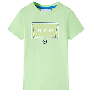 Kinder-T-Shirt Limette 116