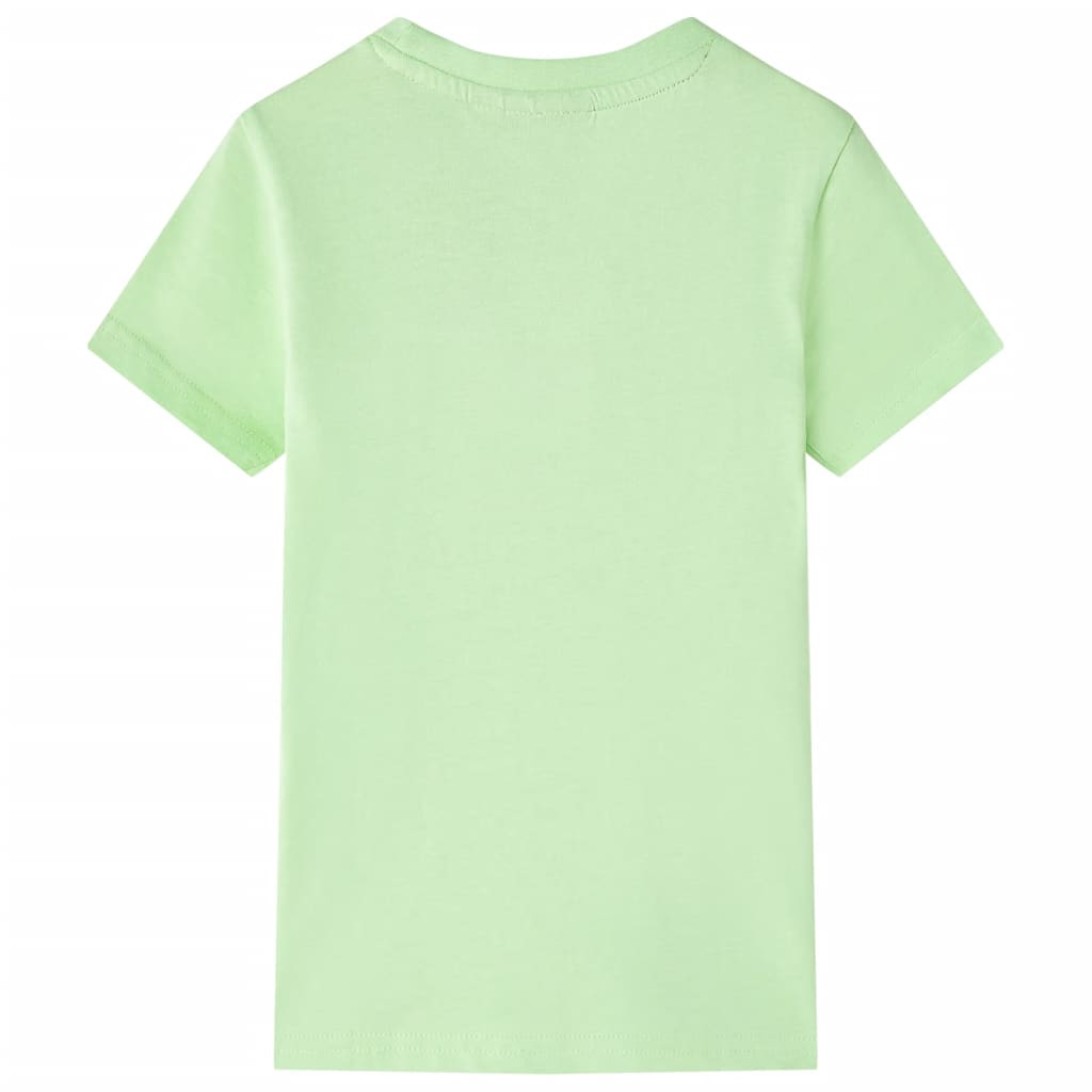 Kinder-T-Shirt Limette 116