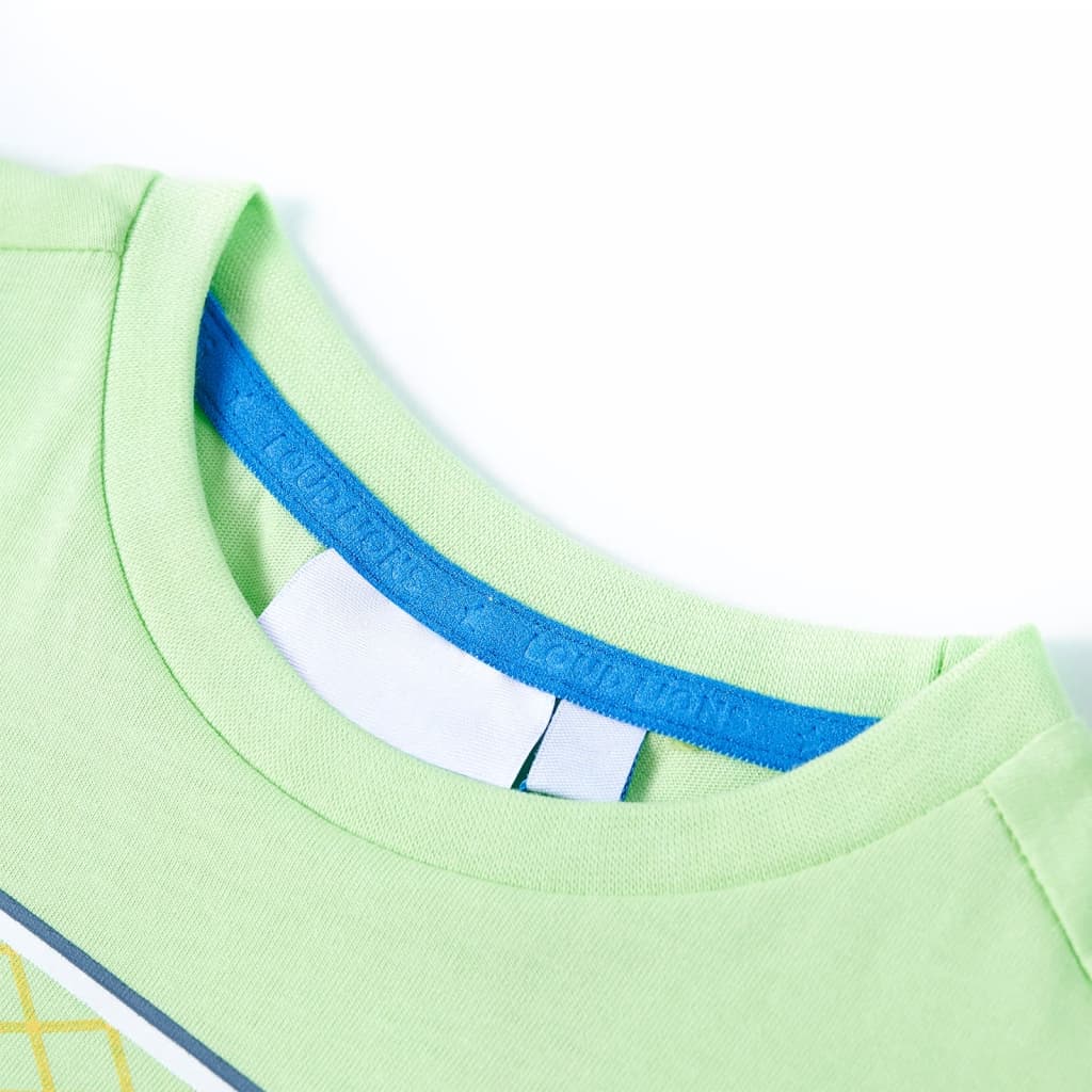 Kinder-T-Shirt Limette 116