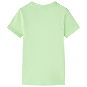 Kinder-T-Shirt Limette 140