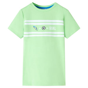 Kinder T-Shirt Neongrün 128