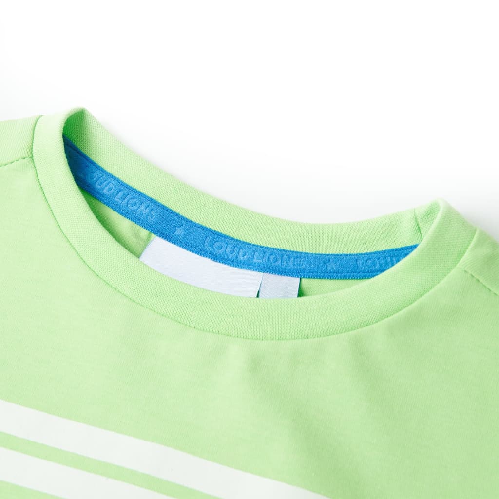 Kinder T-Shirt Neongrün 128