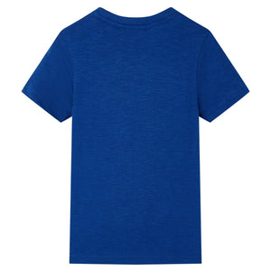 Kinder-T-Shirt Dunkelblau 128