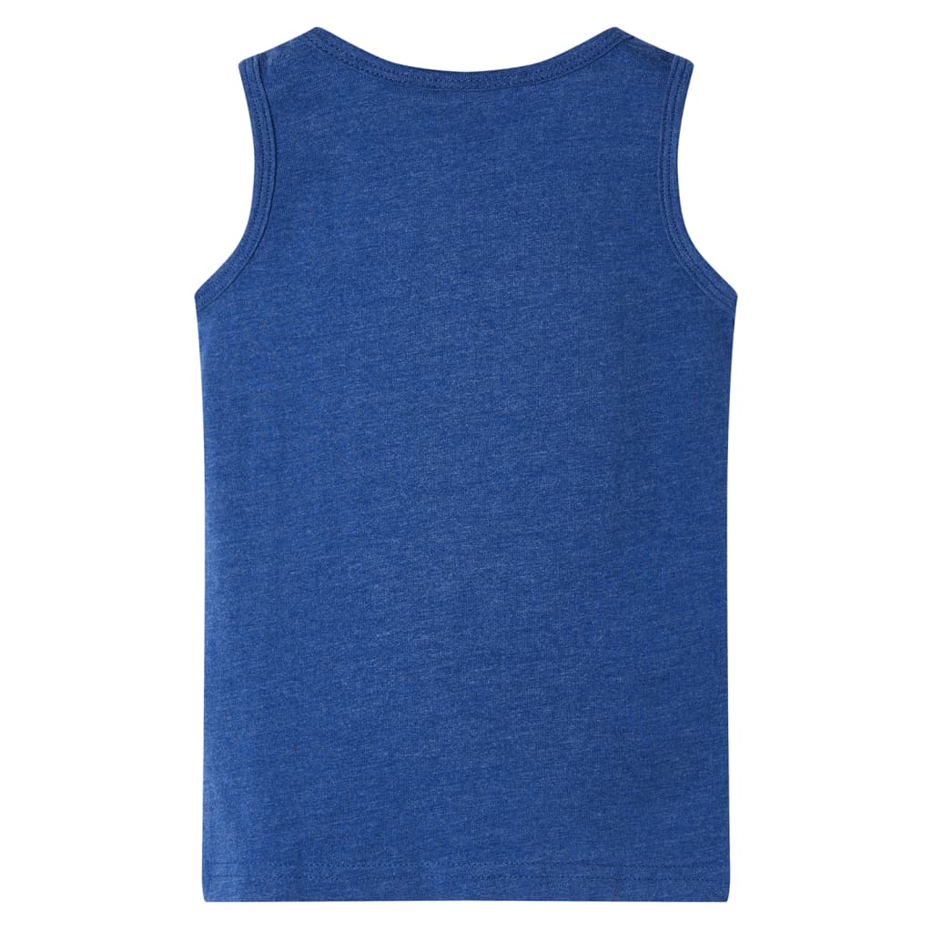 Kinder-Tanktop Dunkelblau Melange 104