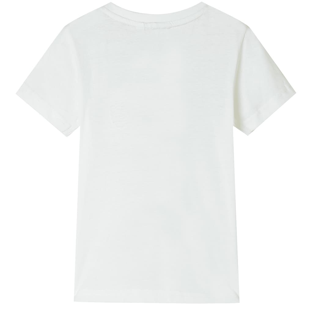 Kinder-T-Shirt Ecru 116