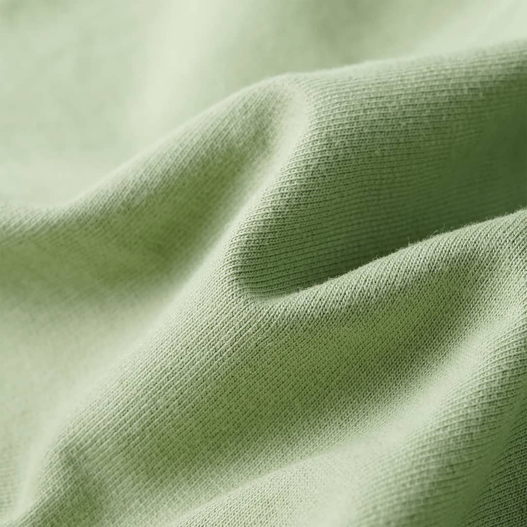 Kinder-Kapuzenpullover mit Reißverschluss Helles Khaki 140