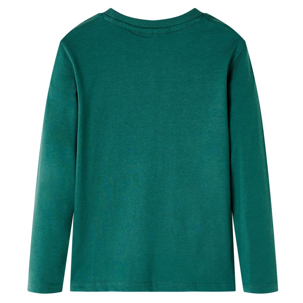 Kinder-Langarmshirt Grün 128