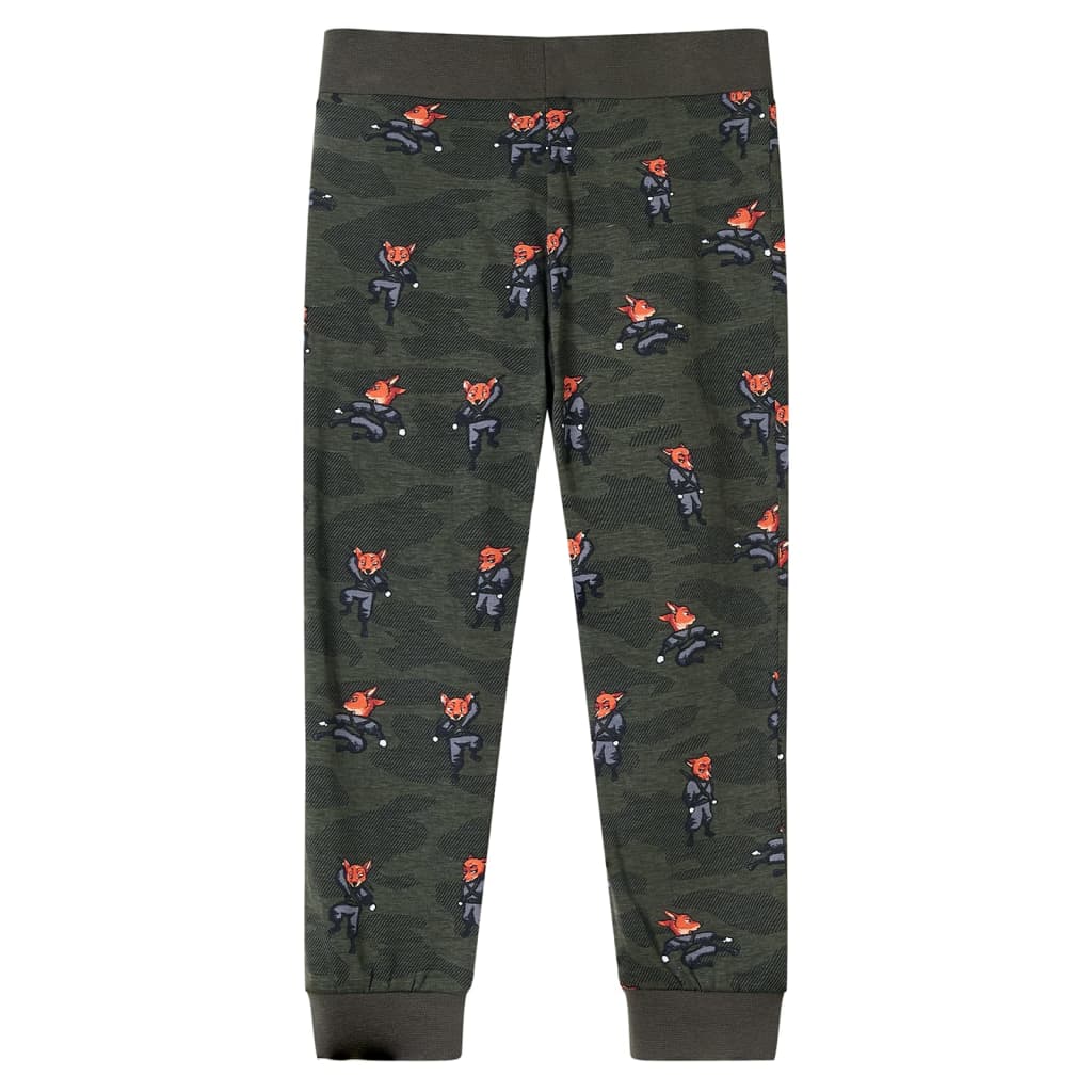 Kinderpyjama mit Langen Ärmeln Khaki 104