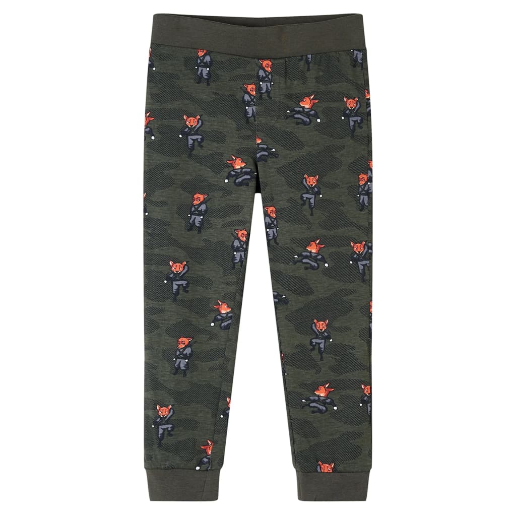 Kinderpyjama mit Langen Ärmeln Khaki 128