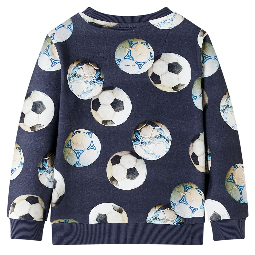 Kinder-Sweatshirt Marineblau 128