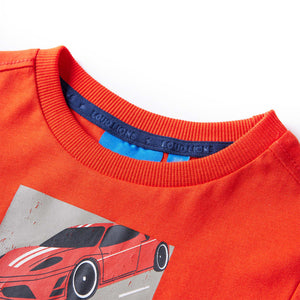 Kinder-Langarmshirt Hellorange 92