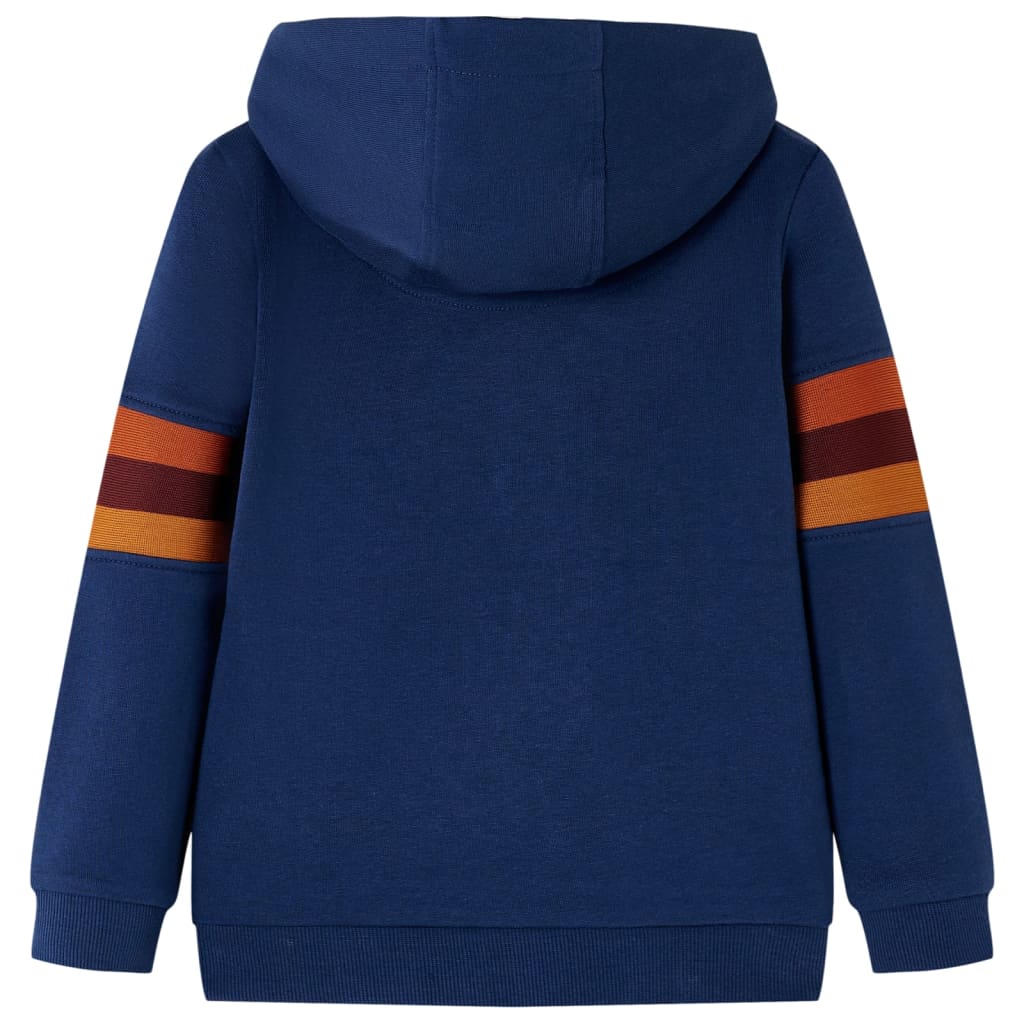 Kinder-Kapuzenpullover Marineblau 104