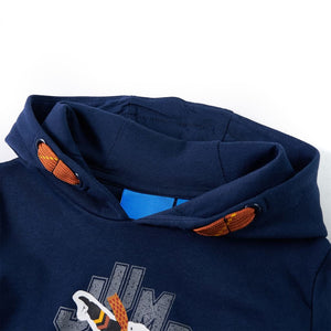 Kinder-Kapuzenpullover Marineblau 104