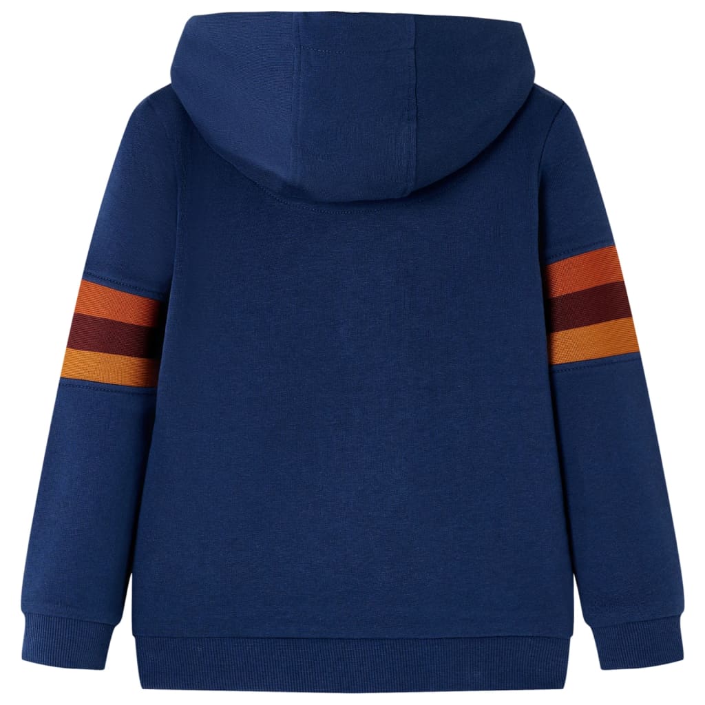 Kinder-Kapuzenpullover Marineblau 128 Stilecasa