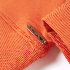 Kinder-Sweatshirt Dunkelorange 140