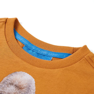 Kinder-Langarmshirt Dunkelocker 128