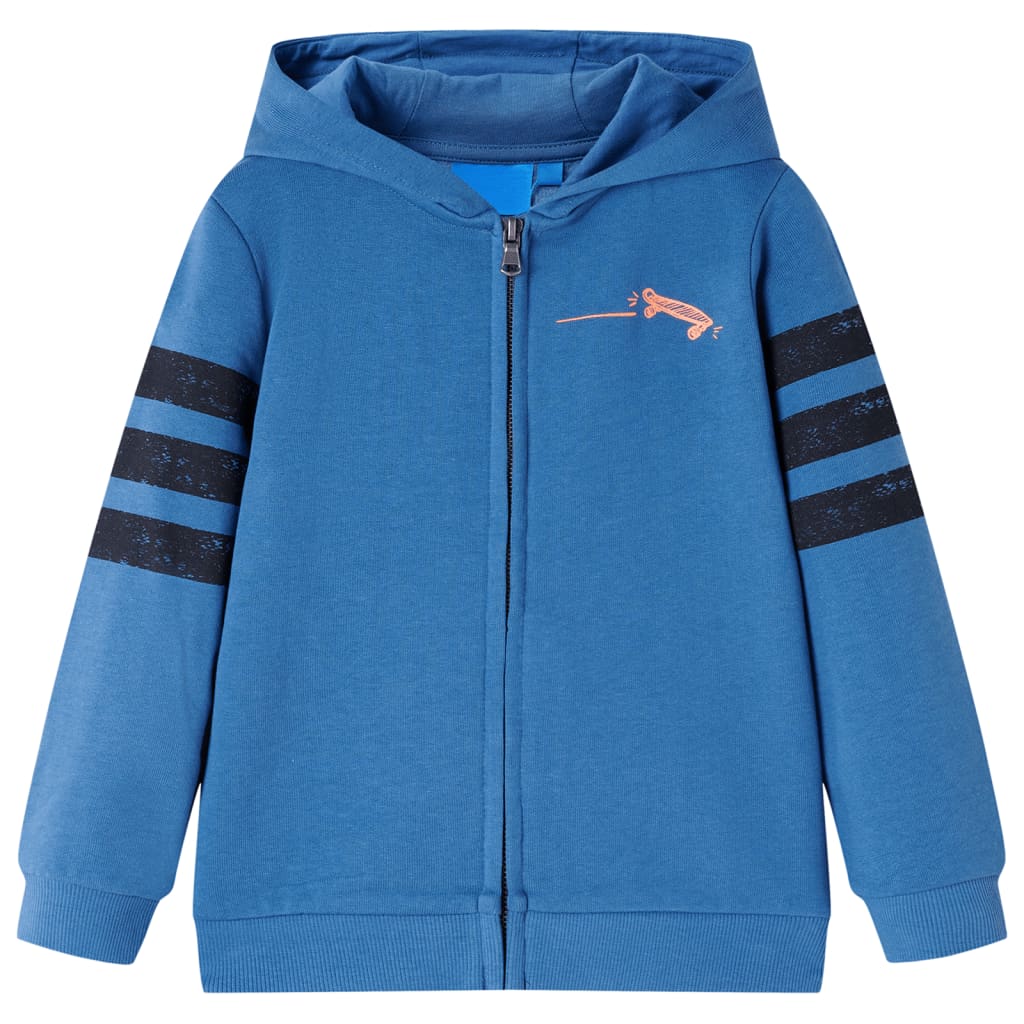 Kinder-Kapuzenpullover Blau 92