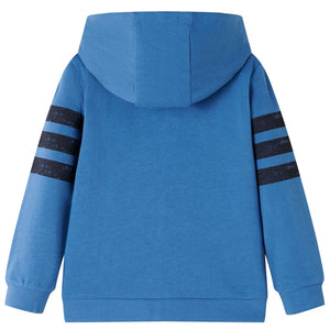 Kinder-Kapuzenpullover Blau 104