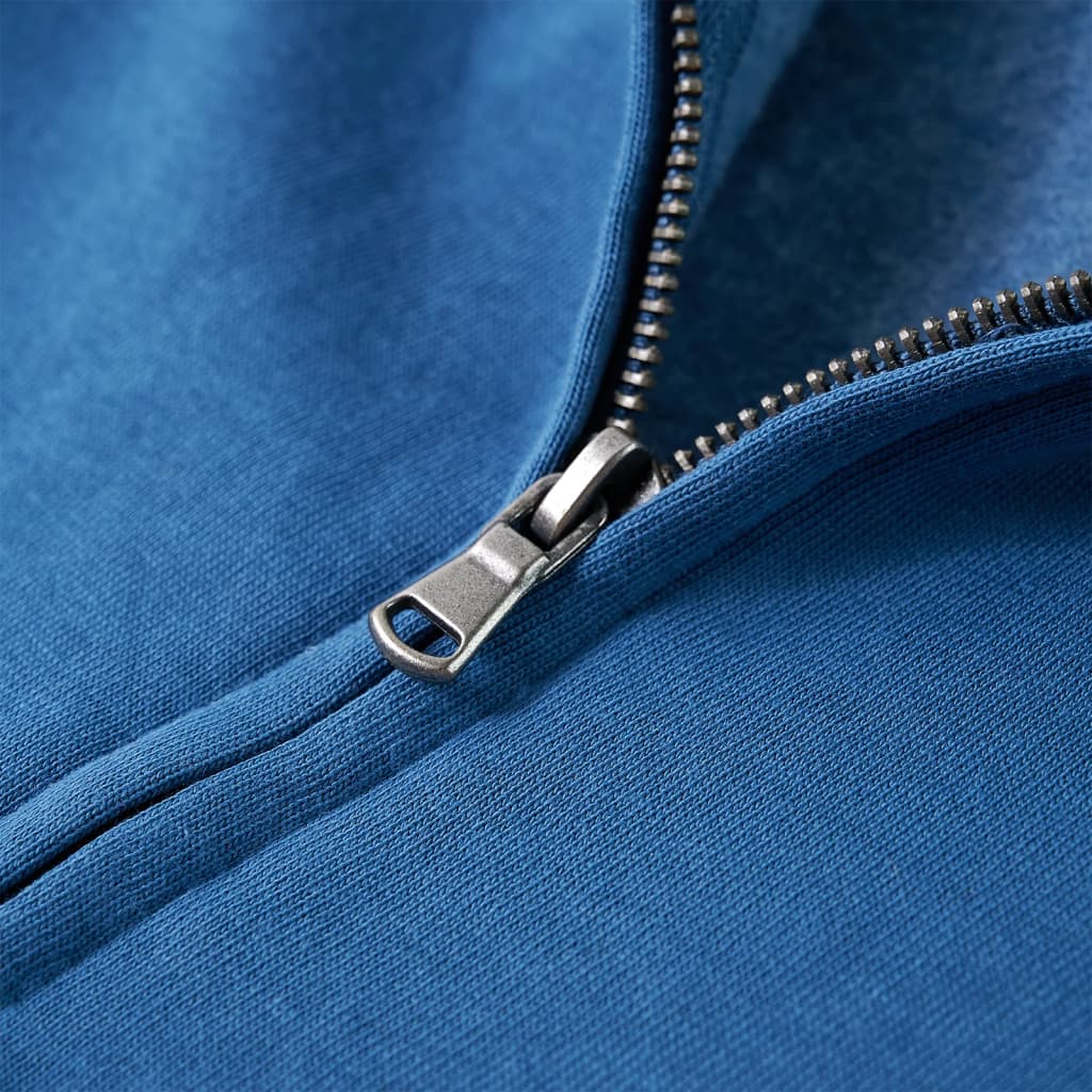 Kinder-Kapuzenpullover Blau 128