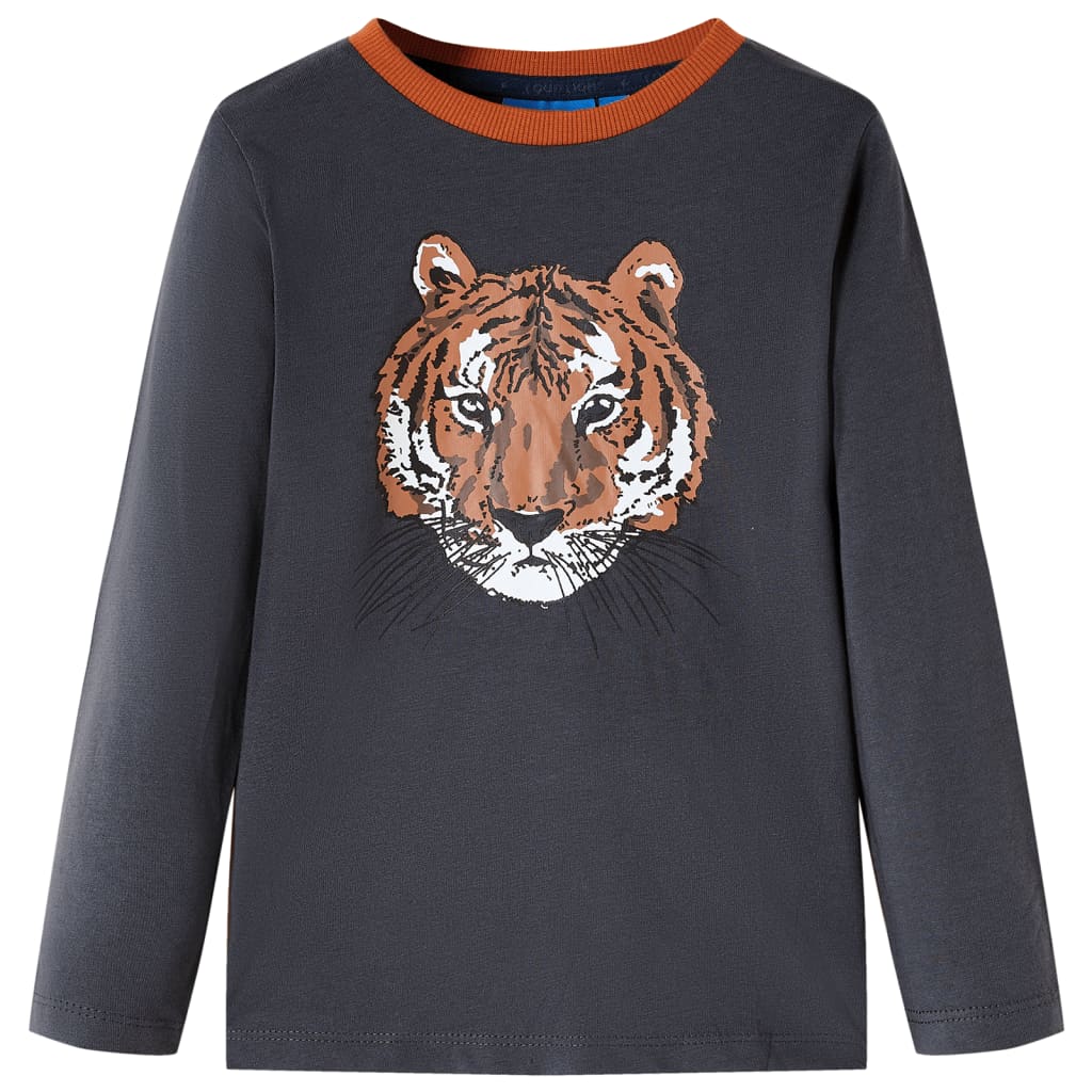 Kinder-Langarmshirt Anthracite 140 Stilecasa