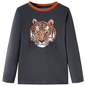 Kinder-Langarmshirt Anthracite 140 Stilecasa