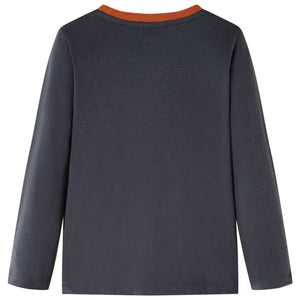 Kinder-Langarmshirt Anthracite 140 Stilecasa