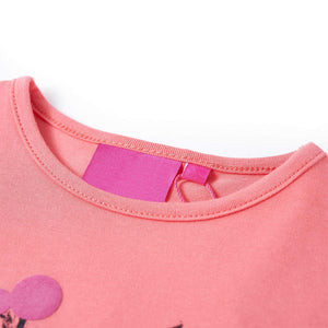 Kinder-Langarmshirt Rosa 104