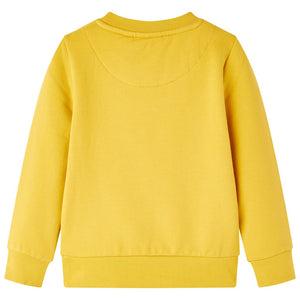 Kinder-Sweatshirt Dunkles Ocker 116