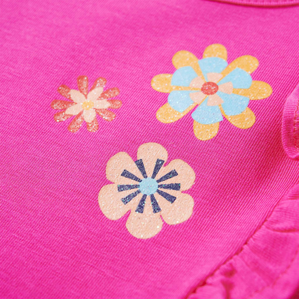 Kinder-Langarmshirt Dunkelrosa 140