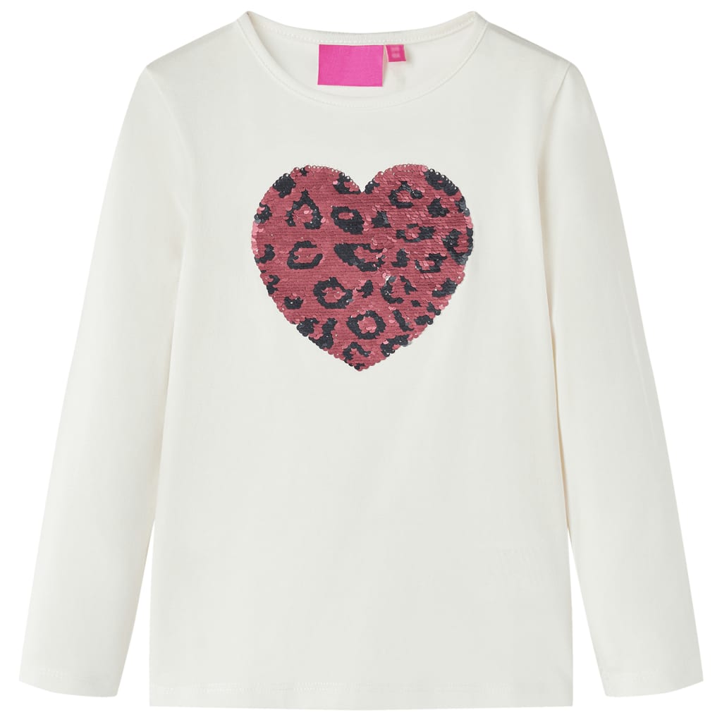 Kinder-Langarmshirt Ecru 104