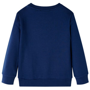 Kinder-Sweatshirt Marineblau 116