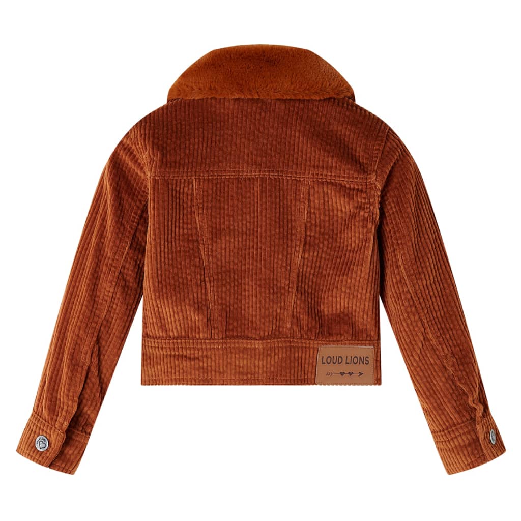 Kinderjacke Cord Cognac 116