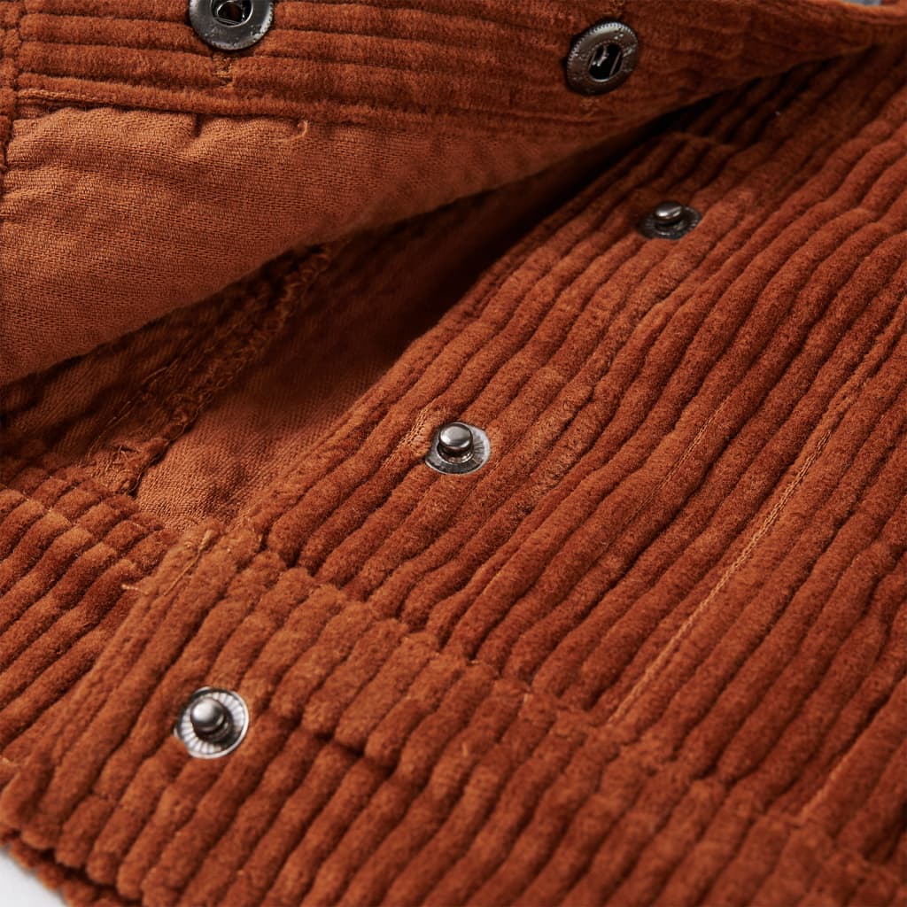 Kinderjacke Cord Cognac 116