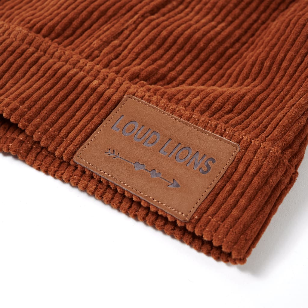 Kinderjacke Cord Cognac 140