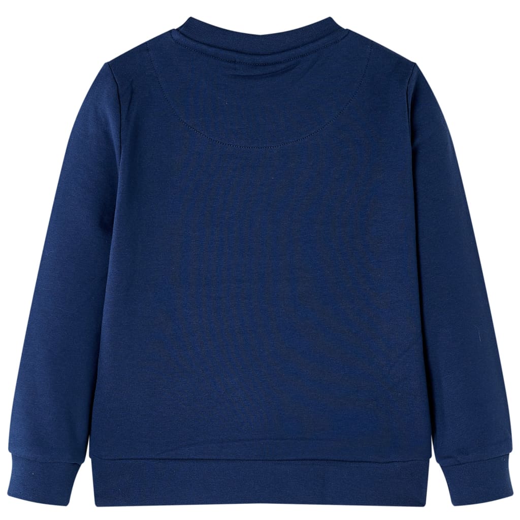 Kinder-Sweatshirt Marineblau 104