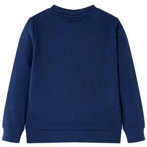 Kinder-Sweatshirt Marineblau 128