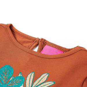 Kinder-Langarmshirt Cognac 92