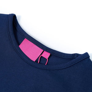 Kinder-Langarmshirt Marineblau 140 Stilecasa