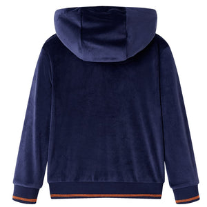 Kinder-Kapuzenjacke Marineblau 116