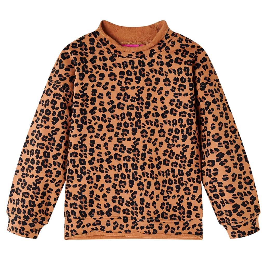 Kinder-Sweatshirt Heller Cognac 116