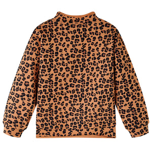 Kinder-Sweatshirt Heller Cognac 116