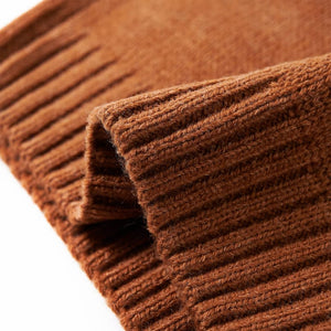 Kinderpullover Gestrickt Cognac 104